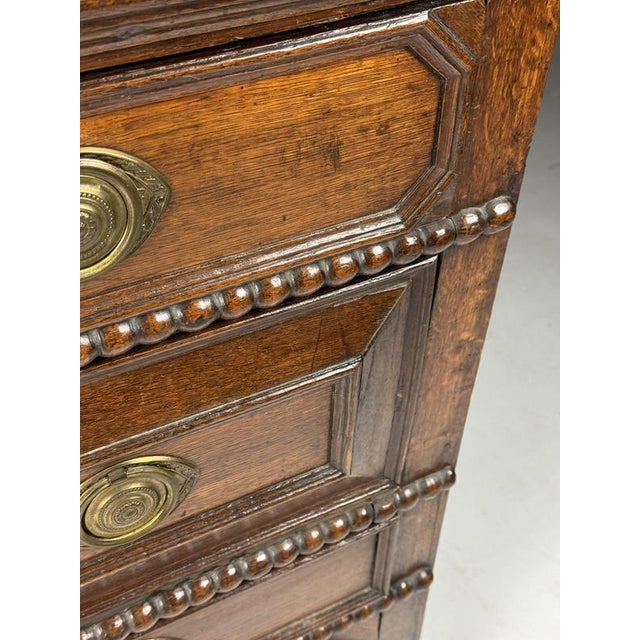 17th Century Antique Oak Chest of Drawers For Sale - Image 6 of 18