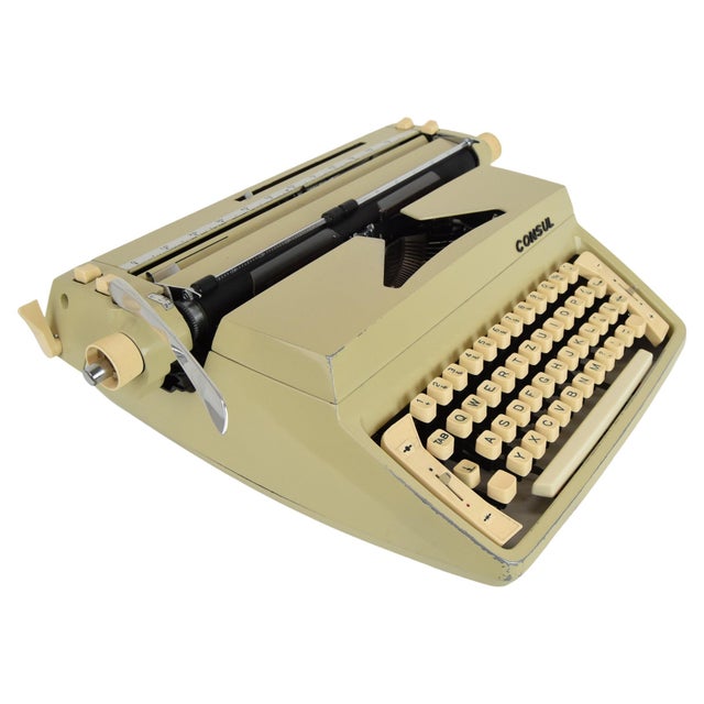 Made in Czechoslovakia Made of Metal, Steel, Plastic, Fabric. The packaging of the machine has surface defects that are...