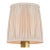 Visual Comfort Signature 5" Pleated Champagne Silk Shade For Sale