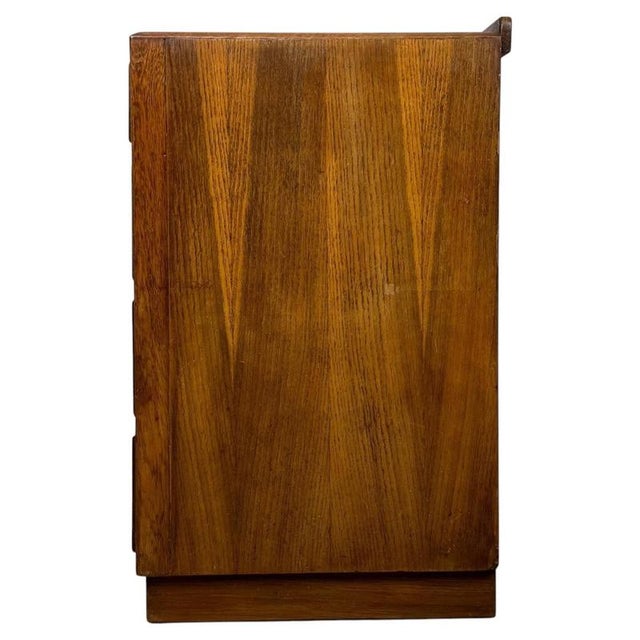 Antique Golden Oak Bedroom Chest of Drawers For Sale - Image 10 of 12