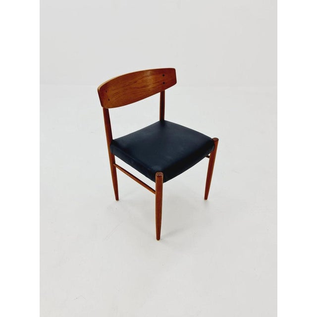 Danish teak dining chair by A.M Mobler model 501 1960s, The chair frames are made from solid teak and and are in great...