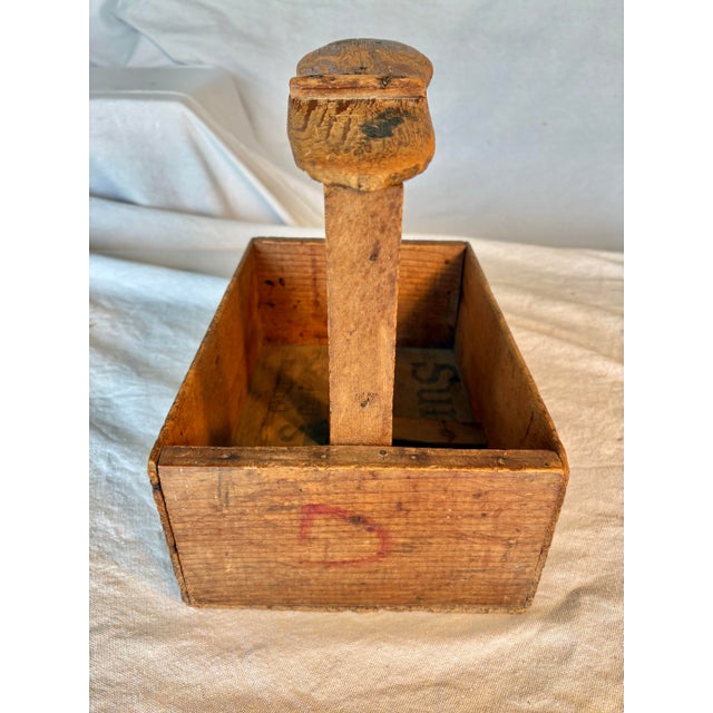 Early 20th Century Pine Shoe Shine Box For Sale - Image 9 of 12