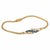 14k Yellow Gold Marquise Sapphire & Diamond Openwork Bracelet Vintage For Sale - Image 10 of 10
