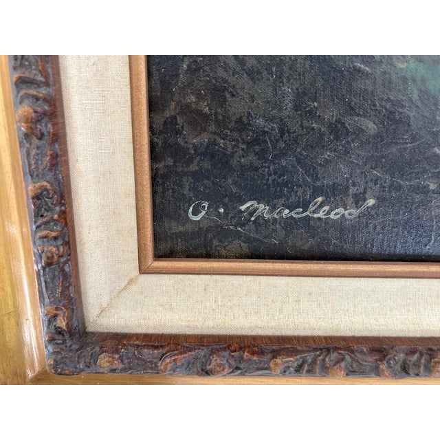 Artist: O. MacLeod (signed lower left; attribution based on signature and stylistic consistency) Medium: Oil on canvas...
