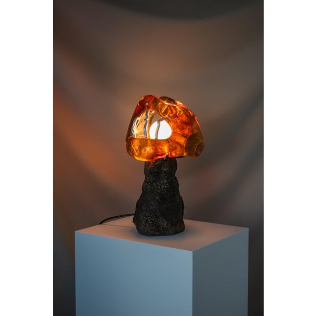 Small Version Somehow Honey Dreams of Fire Table Lamp by Vincent Decat For Sale - Image 6 of 7