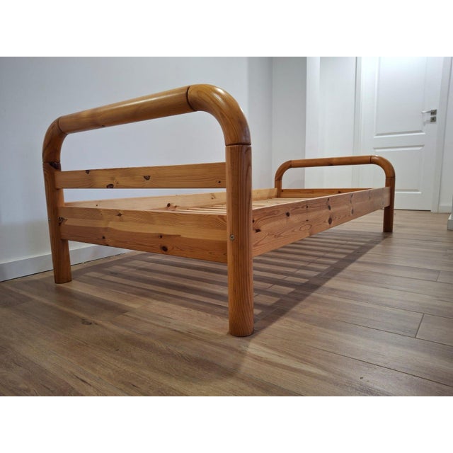 Scandinavian Single Pine Bed For Sale - Image 13 of 16