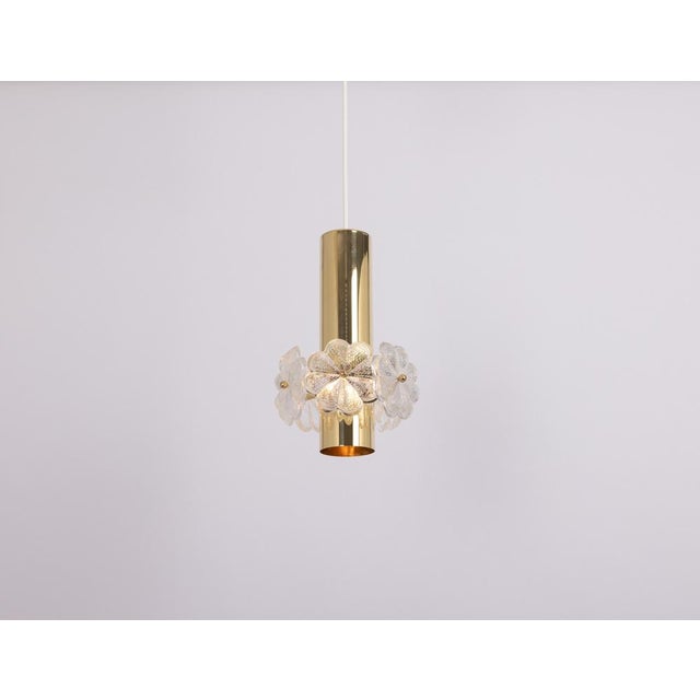 Small Brass Sputnik Pendant Light by Ernst Palme, Germany, 1960s For Sale - Image 13 of 15