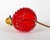 Red Bullicante Murano Glass Table Lamps by Archimede Seguso, 1960s, Set of 2 For Sale - Image 3 of 5