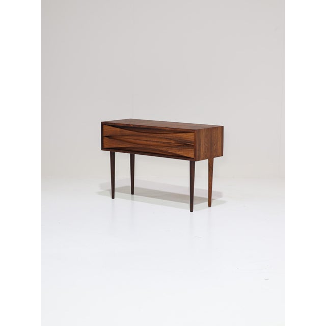 Rare chest of drawers designed by Niels Clausen for NC Møbler in Denmark, 1960s. Often attributed to Arne Vodder. This...