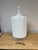 1986 Monumental Postmodern White Lacquered Plaster Lamps by Casual Lamps - a Pair For Sale - Image 11 of 15