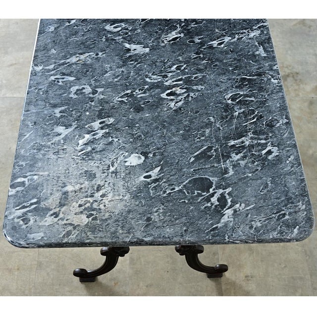 French 19th Century Marble Top Bistro Table For Sale In Baton Rouge - Image 6 of 11