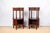 A pair of tall round sides tables, early 19th century, French. Thought to be used as side tables or bedside tables for a...