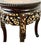 Chinese Rosewood and Mother-of-Pearl Inlaid Marble Top Plant Stand For Sale - Image 9 of 16