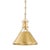 Hudson Valley Lighting Mark D. Sikes Metal No. 2 1-Light Pendant, 9.5" - Aged Brass For Sale