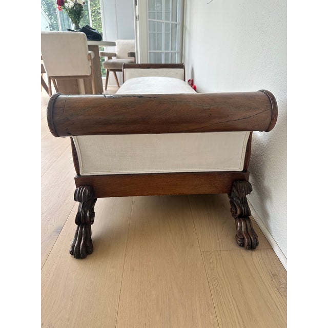 1940s Vintage Lions Paw Bench For Sale - Image 5 of 15