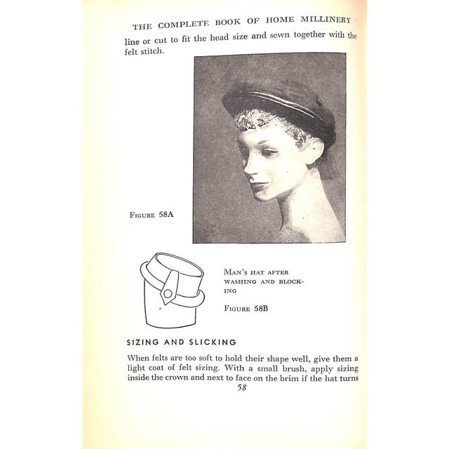 "The Complete Home Millinery" 1951 Collins, Wanda Summers For Sale - Image 4 of 8