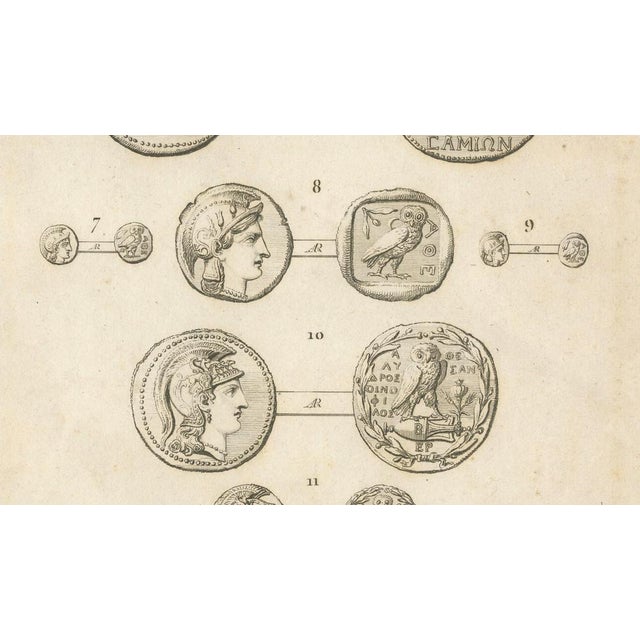 Tardieu, Antique Print of Ancient Greek Coins and Medals, 1825, Engraving For Sale - Image 4 of 9