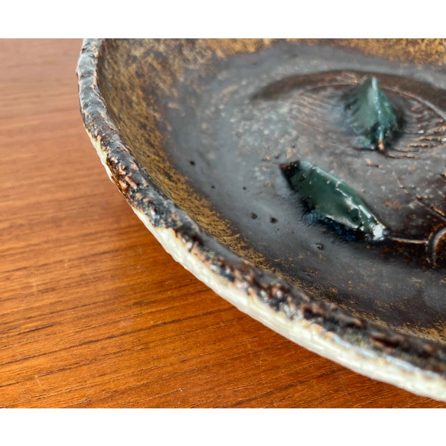 Mid-Century Modern Danish Studio Pottery Bowl by Clara Helmich, 1960s For Sale - Image 9 of 18