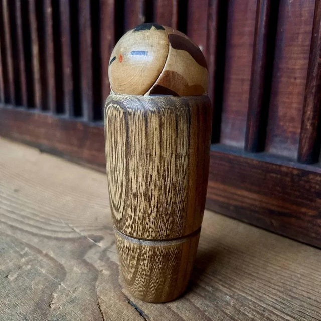 Mid-Century Modern Vintage Kawaii Sosaku Kokeshi, Japan, 1950s For Sale - Image 3 of 9