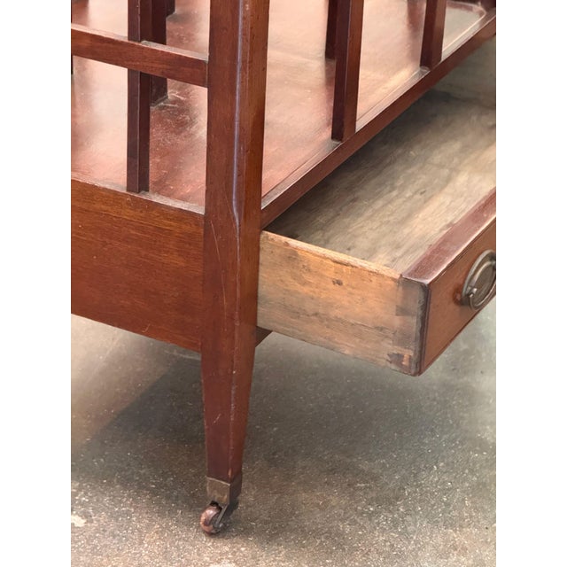 19th Century 19th Century English Canterbury With Drawer For Sale - Image 5 of 6