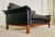Vintage Scandinavian Black Buttoned Leather Sofa from Ikea, 1960s For Sale - Image 13 of 18