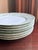 Ceramic Late 19th Century Elite Works Limoges France Porcelain Dinner Plates Green Floral Garland Scalloped Edge, 7 For Sale - Image 7 of 11