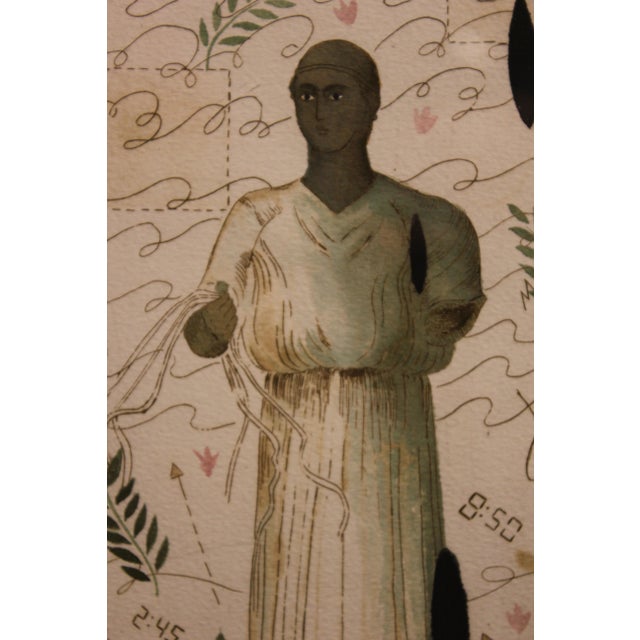 Neoclassical Margarita Urquiza"Charioteer and Time" Modern Roman Themed Print from the Delphi Series, 1995 For Sale - Image 3 of 7