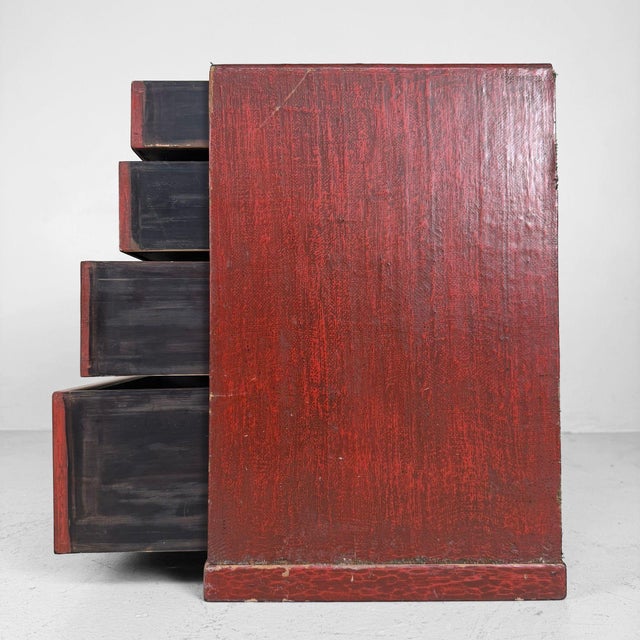 Vintage Japanese Drawer Cabinet, 1920 For Sale - Image 9 of 12