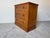 1970’s Vintage Paneled Front Wood Small Bar Cabinet With Marble Top For Sale - Image 11 of 12