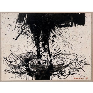 John Levee, Abstract Expressionist Drawing, 1969 For Sale