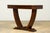 1930s French Art Deco Walnut Console Table For Sale In New York - Image 6 of 18