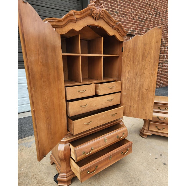 Tuscan Style Clothing Armoire From Century Furniture For Sale In Washington DC - Image 6 of 13