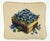 Vintage Blueberry Basket Needlepoint Pillow For Sale - Image 10 of 12