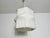 Plastic Structured White Pendant Lamp, Germany, 1970s For Sale - Image 7 of 12