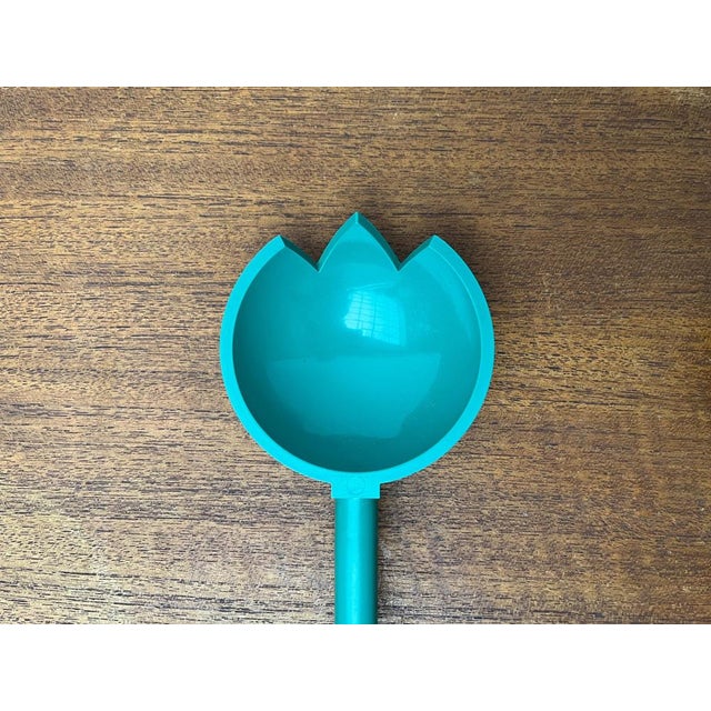 Blue Italian Postmodern Euclid Series Salad Servers by Michael Graves for Alessi, 1980s, Set of 2 For Sale - Image 8 of 18
