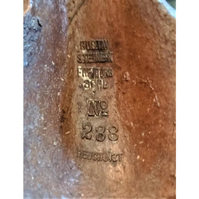 19c Gustav Becker Vienna Wall Clock For Sale - Image 4 of 12