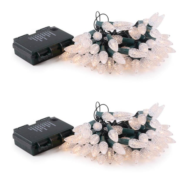 Contemporary LED 16-foot Light Strand (Set of 2) For Sale - Image 3 of 3