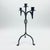 Hand Forged Iron Candelabra 24.5″ (62cm) Bronze Electrostatic Finish Grand Tabletop Centerpiece Wedding Decor For Sale - Image 9 of 9
