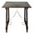 Spanish Barley Twist Side Table with Wrought Iron Stretchers, 1930s For Sale