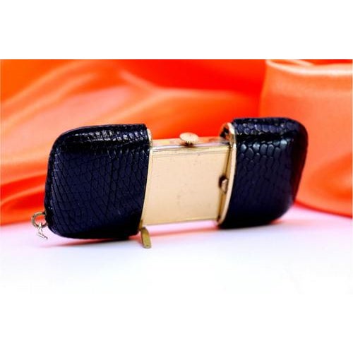 Lancel Travel Watch with Leather Case and Mechanical System For Sale - Image 4 of 7