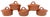 Charming set of five vintage terracotta lidded ramekins for display, cooking, or serving. With their rustic Mediterranean...