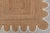 Boho Chic White Scallop Edge Jute Rug Runner 2.5x12Ft. For Sale - Image 3 of 13