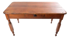 19th Century Country One Drawer Farmhouse Kitchen Work Table