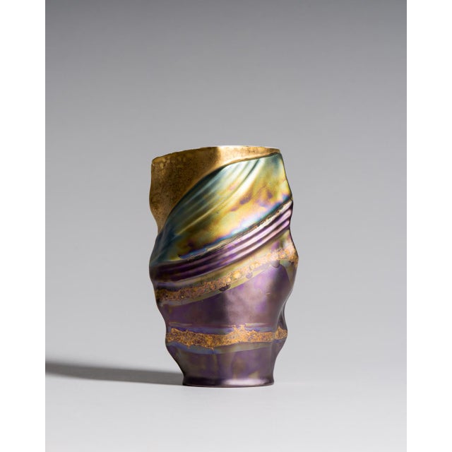 Porcelain Eosin Vases by Johan Van Loon and Helmut Drexler for Rosenthal, 1990s, Set of 2 For Sale - Image 13 of 18