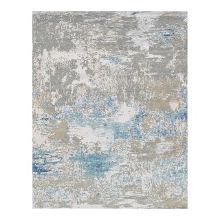 Pasargad Home Modern Cream Area Rug, 9' 1'' X 11'10'' For Sale