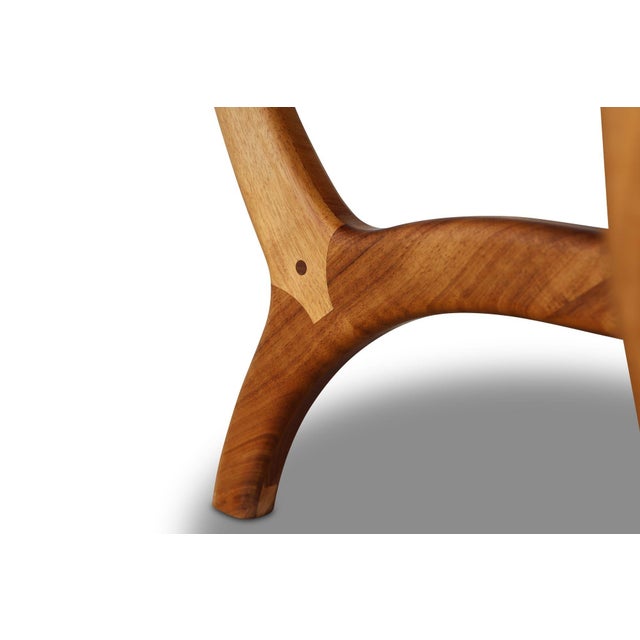 Mid 20th Century Handcrafted Solid Koa Wood Dining Table – Studio Craft Design For Sale - Image 12 of 12