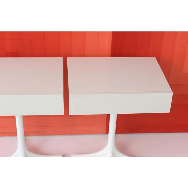 Wood Pedestal End Tables by George Nelson for Vitra / Miller, Germany, 1956, Set of 2 For Sale - Image 7 of 11