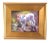 Wood Farmhouse Farm Baby White Lamb Sheep Oil Painting Including the Antiqued Gold Wood Frame For Sale - Image 7 of 7