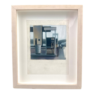 Robert Olsen, Notebook Page (Gas Pump), Oil on Paper, 2003