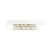 Leopard Seeing Double White Acrylic Rectangle Decorative Tray, Small For Sale - Image 4 of 9